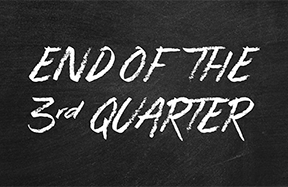 End of the 3rd Quarter